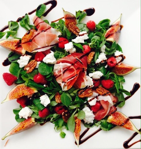 Vijgensalade geitenkaas